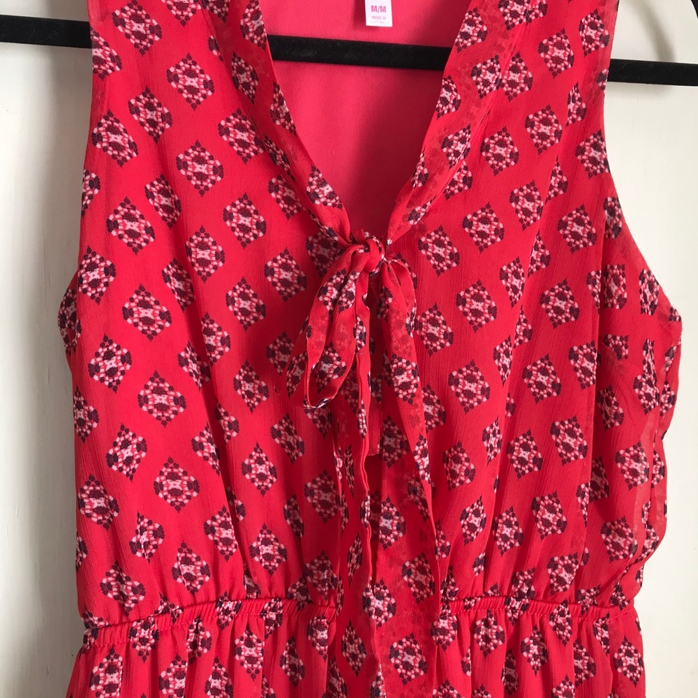 Xhilaration Red Knee-length Dress Size M - Picture 4 of 6